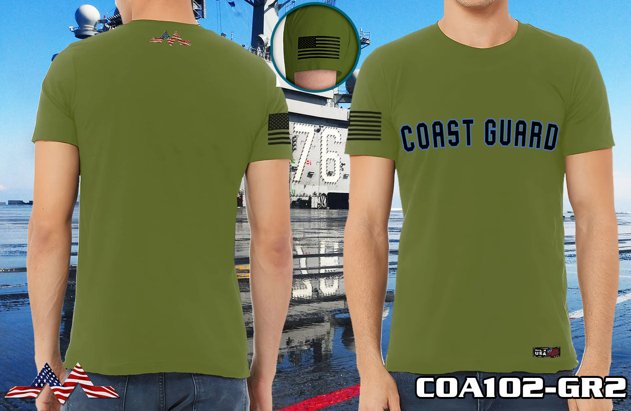 EJ Coast Guard Tee, Design# COA102