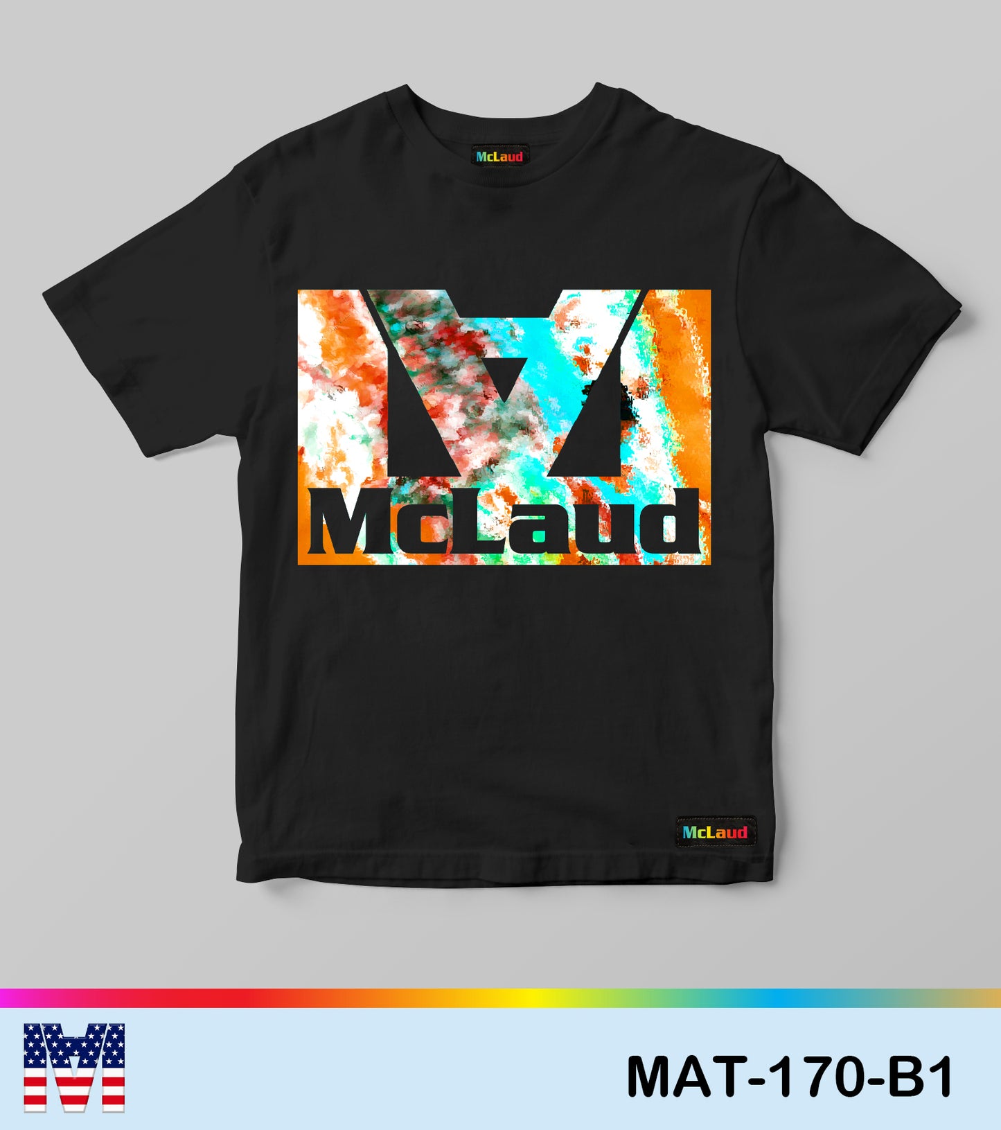 MAT118 - McLaud Colorful Logo Tee