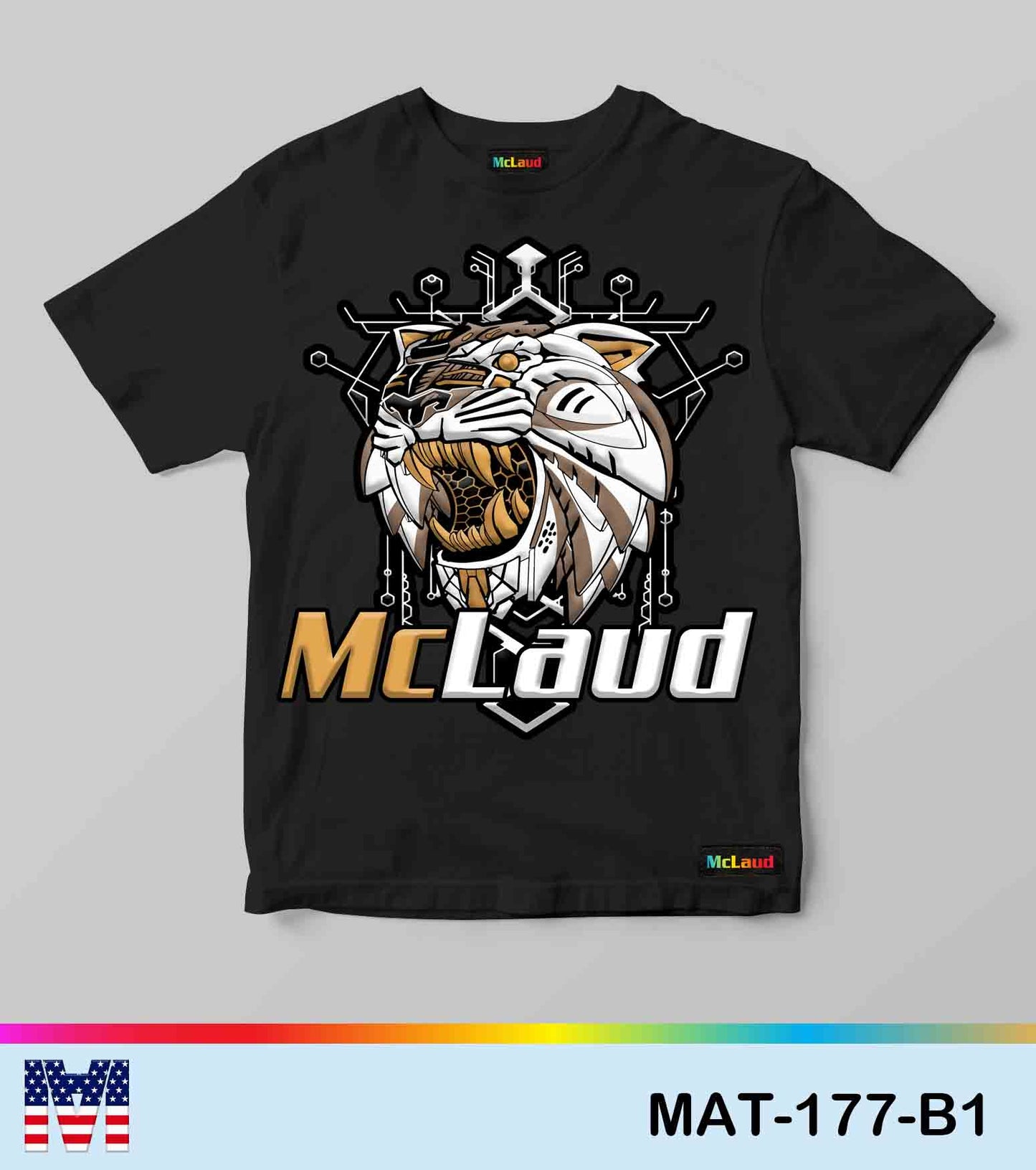 MAT124 - McLaud Graphic Mechanical Lion Tee