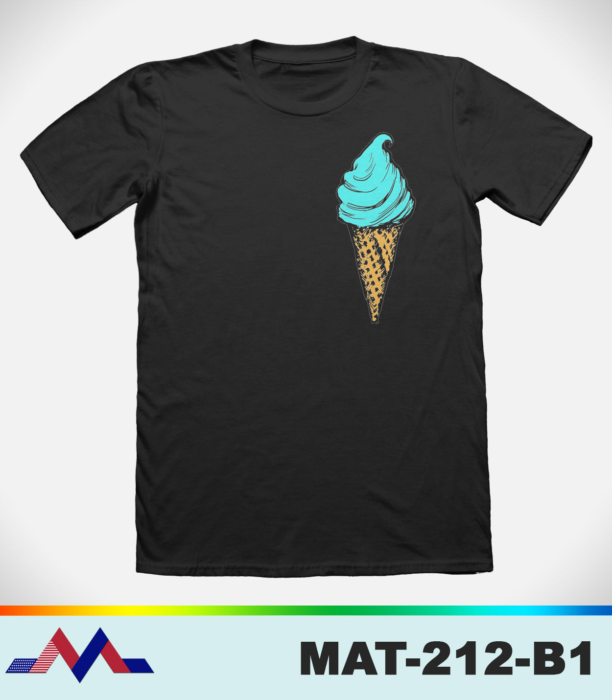 MAT212 - McLaud Apparel Ice Cream Tee