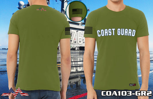EJ's Coast Guard Tee, Design# COA103