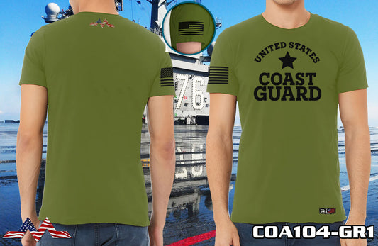 EJ's Coast Guard Tee, Design# COA104