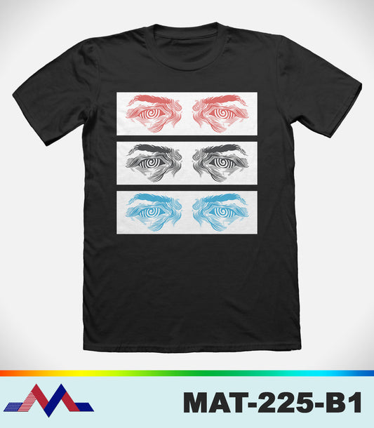 MAT225 - McLaud Apparel Hypnotized Eyes Tee