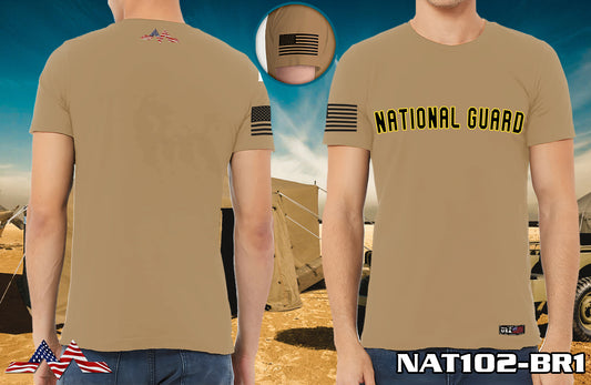 EJ's National Guard Tee, Design# NAT102