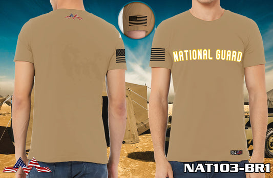 EJ's National Guard Tee, Design# NAT103