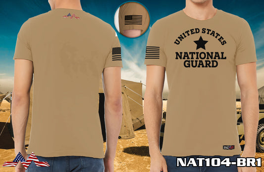 EJ's National Guard Tee, Design# NAT104