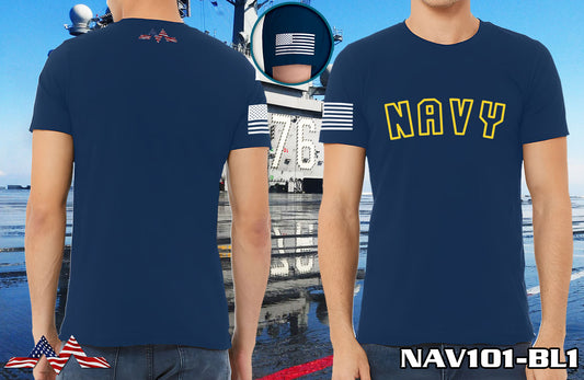 Ej Navy Tee, Design NAV101